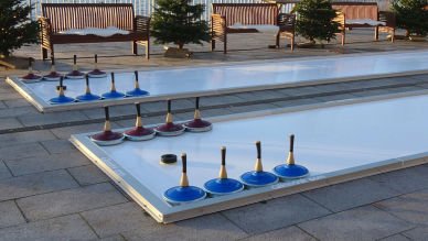 Glice® Eisstockbahn in den Wannseeterrassen Berlin