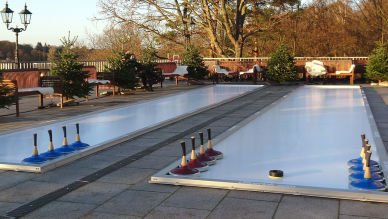 Glice® Eisstockbahn in den Wannseeterrassen Berlin